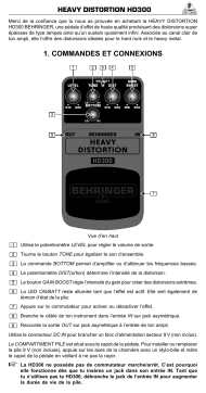 Behringer HD300 Manuel utilisateur