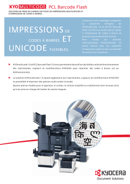 KYOCERA KYOMULTICODE Manuel utilisateur