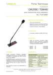 TELEVIC CML5500-TGM406 Manuel utilisateur