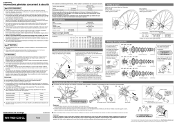 Shimano WH-7900-C35-CL Manuel utilisateur