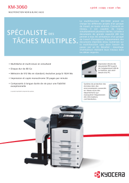 KYOCERA KM-3060 Manuel utilisateur