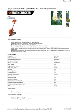 Black & Decker GL655 Manuel utilisateur