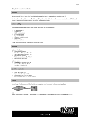Manuel du propriétaire | Sweex HM551 Manuel utilisateur | Fixfr