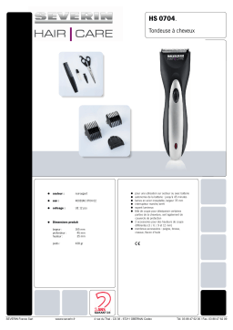 SEVERIN HS 0704 Manuel utilisateur