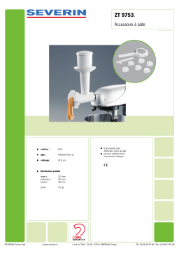 SEVERIN ZT 9753 Manuel utilisateur