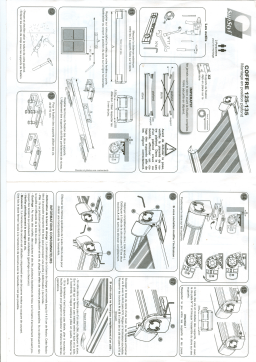 SUNSTYL COFFRE 125-135 MONTAGE EN POSITION PLAFOND Manuel utilisateur