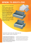 EPSON FX-890/FX-2190: Chat IA et T&eacute;l&eacute;chargement PDF
