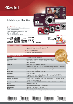 Rollei COMPACTLINE 200 Manuel utilisateur
