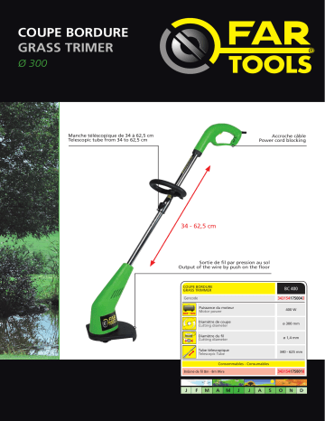 Manuel du propriétaire | Fartools BC 400 Manuel utilisateur | Fixfr