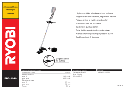 Ryobi EBC 1040 Manuel utilisateur