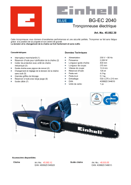 EINHELL BG-EC 2040 Manuel utilisateur