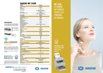 Manuel du propriétaire | Sagem MF 3480 Manuel utilisateur | Fixfr