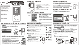 Chacon PC300 Manuel utilisateur