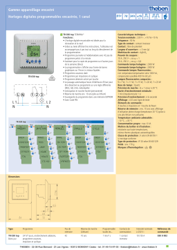 THEBEN R 030 TOP Manuel utilisateur