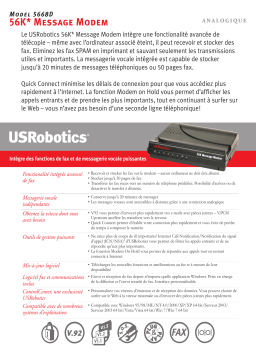 US Robotics 5668D Manuel utilisateur