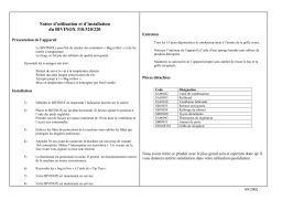 LA SOMMELIERE BV310V Manuel utilisateur