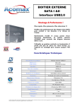 Acomax 866-205 Bo&icirc;tier externe: Chat IA &amp; PDF