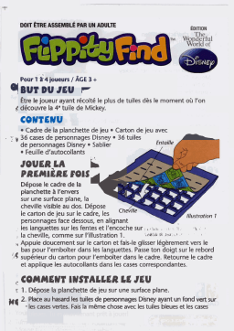 Hasbro Flippity Find Manuel utilisateur