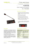 TELEVIC FD-MV5B Manuel utilisateur