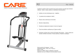 CARE FITNESS K2 Manuel utilisateur