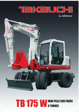 Takeuchi TB175W Manuel utilisateur