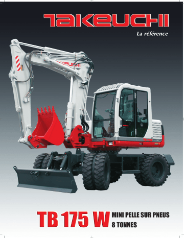 Manuel du propriétaire | Takeuchi TB175W Manuel utilisateur | Fixfr