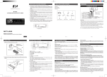 Manuel du propriétaire | Muse M-199 BT Manuel utilisateur | Fixfr