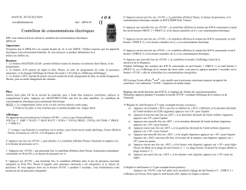 Manuel du propriétaire | IDK MULTIMEDIA MPM-50 Manuel utilisateur | Fixfr