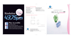 KONICA REGIUS 110 HQ Manuel utilisateur