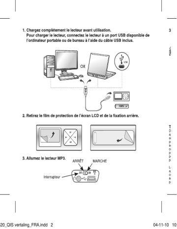 Manuel du propriétaire | Sweex MP320 Manuel utilisateur | Fixfr