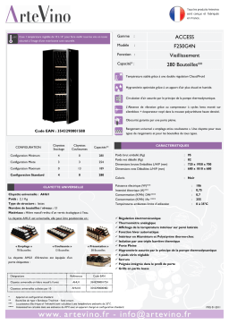 ARTEVINO OXG3T199NPDOXG3T199NVD Manuel utilisateur