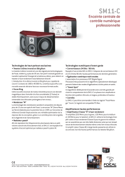 Focal SM11-C Manuel utilisateur