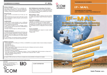 Manuel du propriétaire | ICOM IF-MAIL Manuel utilisateur | Fixfr