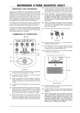 Behringer ADI21 Manuel utilisateur