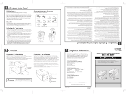 Citizen CL-S700 Manuel utilisateur