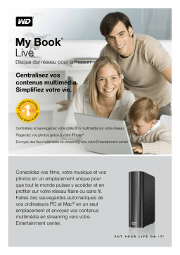 Western Digital MY BOOK LIVEMY BOOK LIVE DUO Manuel utilisateur