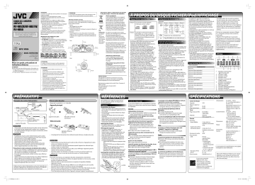 Manuel du propriétaire | JVC RV-NB51W Manuel utilisateur | Fixfr