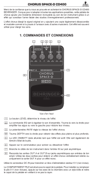 Behringer CD400 Manuel utilisateur