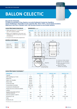 Chaffoteaux & Maury CELECTIC 150 Manuel utilisateur