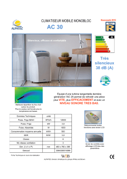 ALPATEC AC 30 Manuel utilisateur