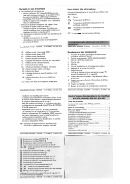 Siemens RVL479 Manuel utilisateur