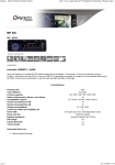 Oxygen MP 203 Manuel utilisateur