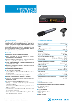 Sennheiser EW 135-P Manuel utilisateur