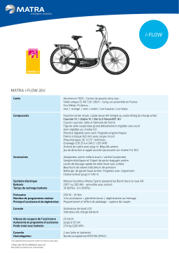 MATRA I-FLOW 26V Manuel utilisateur