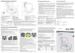 Britax TRIFIX Manuel utilisateur