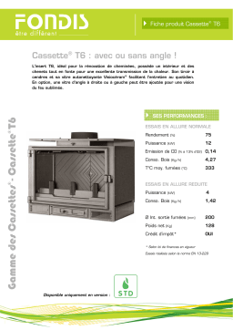 FONDIS T6 Manuel utilisateur