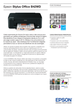 Epson STYLUS OFFICE B42WD Manuel utilisateur