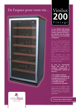 VINILUX VINI 200 VINTAGE Manuel utilisateur