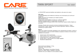 CARE FITNESS TWIN SPORT 50887 Manuel utilisateur