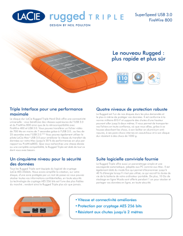 Manuel du propriétaire | LaCie RUGGED TRIPLE USB 3.0 Manuel utilisateur | Fixfr